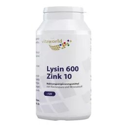 LYSIN 600 mg artı çinko 10 mg kapsül, 120 kapsül