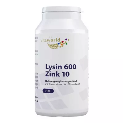 LYSIN 600 mg artı çinko 10 mg kapsül, 120 kapsül