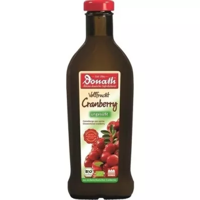 DONATH Bütün meyve kızılcık şekersiz organik, 500 ml