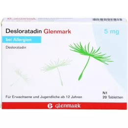 DESLORATADIN Glenmark 5 mg tablet, 20 adet