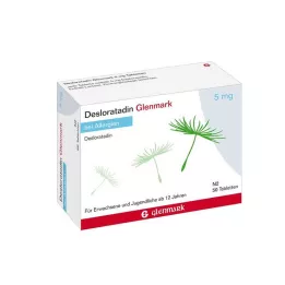 Desloratadin Glenmark 5 mg tablet, 50 adet