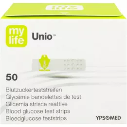 MYLIFE Unio kan şekeri test şeritleri, 50 adet