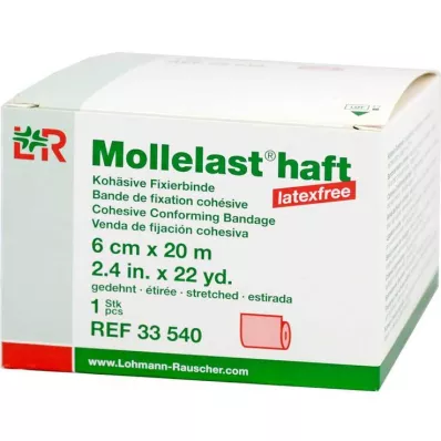 Mollelast yapışkanlı lateks içermeyen 6cmx20m gerilmiş kırmızı, 1 adet Mollelast yapışkanlı lateks içermeyen 6cmx20m gerilmiş kırmızı, 1 adet