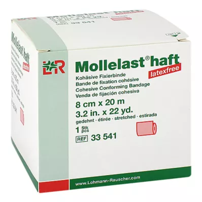 Mollelast yapışkanlı lateks içermeyen 8cmx20m gerilmiş kırmızı, 1 adet Mollelast yapışkanlı lateks içermeyen 8cmx20m gerilmiş kırmızı, 1 adet