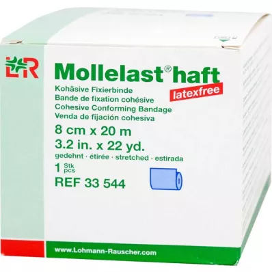 Mollelast yapıştırıcı lateks içermeyen 8cmx20m gerilmiş mavi, 1 adet Mollelast yapıştırıcı lateks içermeyen 8cmx20m gerilmiş mavi, 1 adet
