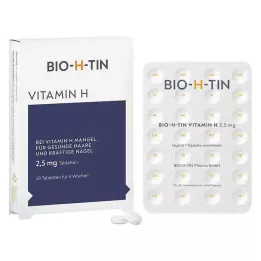 BIO-H-TIN Vitamin H 2.5 mg 4 haftalık tablet, 28 adet