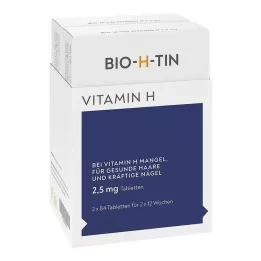 BIO-H-TIN Vitamin H 2.5 mg 2x12 haftalık tabletler, 2X84 adet