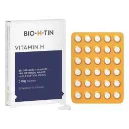 BIO-H-TIN H Vitamini 5 mg tablet, 30 adet