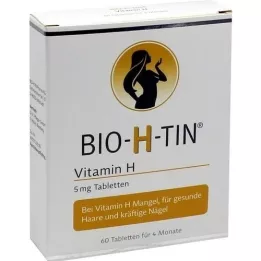 BIO-H-TIN Vitamin H 5 mg 4 aylık tablet, 60 adet