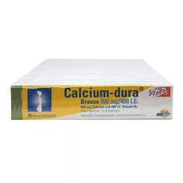 CALCIUM DURA Vit D3 Efervesan 600 mg/400 I.U., 120 adet