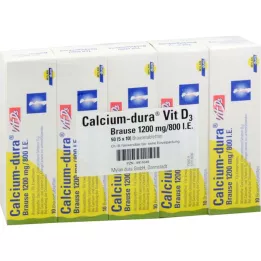 CALCIUM DURA Vit D3 efervesan 1200 mg/800 I.U., 50 adet