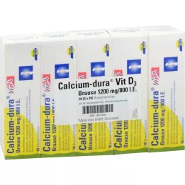 CALCIUM DURA Vit D3 efervesan 1200 mg/800 I.U., 50 adet