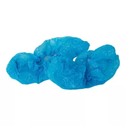 EINMAL ÜBERSCHUHE Plastik mavi, 10 adet