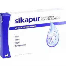 SIKAPUR Biotin içeren silisik asit yumuşak jel kapsüller, 30 adet