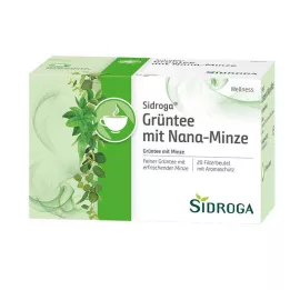 SIDROGA Nana nane filtreli Wellness yeşil çay, 20X1,5 g