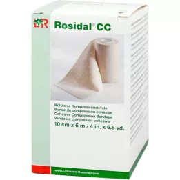 ROSIDAL CC Yapışkanlı kompresyon bandajı 10 cmx6 m, 1 adet