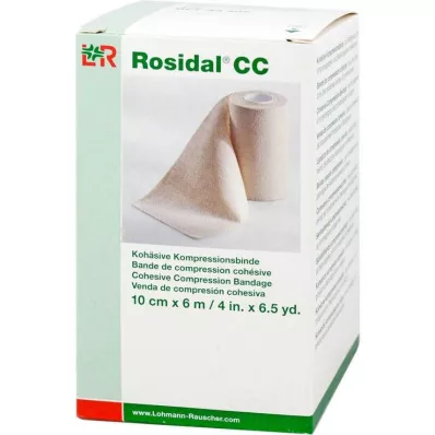 ROSIDAL CC Yapışkanlı kompresyon bandajı 10 cmx6 m, 1 adet