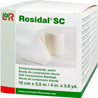 Rosidal SC kompresyon bandajı yumuşak 10cmx3,5m, 1 adet