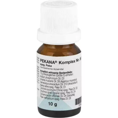 Pekana kompleksi numarası 6 6 spag.Peka kürecikleri (10 gr) Pekana kompleksi numarası 6 6 spag.Peka kürecikleri (10 gr)