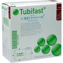 TUBIFAST 2 Yönlü Streç 3,5 cmx10 m kırmızı, 1 adet