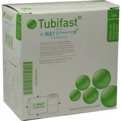 TUBIFAST 2 Yönlü Streç 5 cmx10 m yeşil, 1 adet