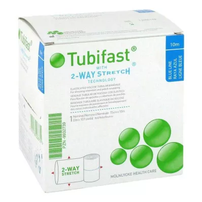 TUBIFAST 2 Yönlü Streç 7,5 cmx10 m mavi, 1 adet