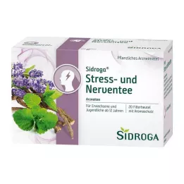 SIDROGA Stres ve sinir çayı filtre torbaları, 20X2.0 g