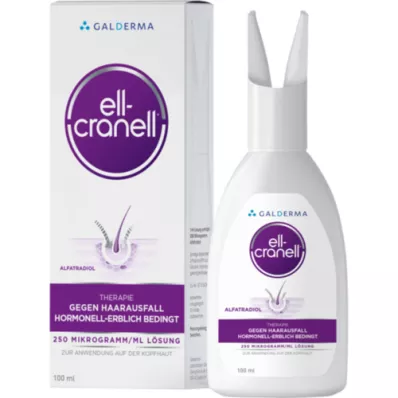 ELL-CRANELL Başa uygulama için 250 mikrogram/ml solüsyon, 100 ml