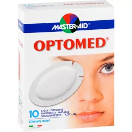 OPTOMED Göz kompresleri steril kendinden yapışkanlı, 10 adet