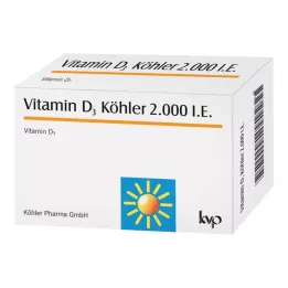 VITAMIN D3 KÖHLER 2.000 I.U. kapsül, 120 adet