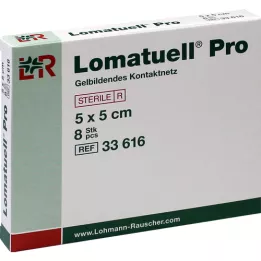LOMATUELL Pro 5x5 cm steril, 8 adet