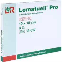 LOMATUELL Pro 10x10 cm steril, 8 adet