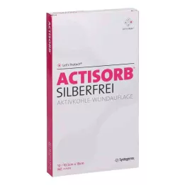 ACTISORB SILBERFREI 10,5x19 cm aktif kömür, 10 adet