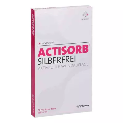 Actisorb gümüş içermeyen 10,5x19 cm kompres, 10 adet Actisorb gümüş içermeyen 10,5x19 cm kompres, 10 adet