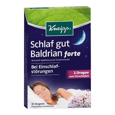 Kneipp İyi uykular Valerian forte kaplı tabletler, 30 adet