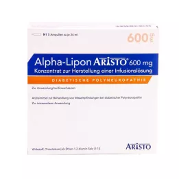 ALPHA LIPON İnfüzyon hazırlamak için Aristo 600 mg konsantre, 5X24 ml