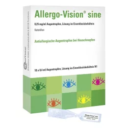 ALLERGO-VISION sine 0.25 mg/ml AT tek dozda, 10X0.4 ml