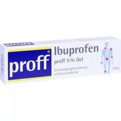 IBUPROFEN proff %5 jel, 100 g