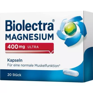 BIOLECTRA Magnezyum 400 mg ultra kapsül, 20 adet