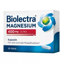 Biolectra Magnesium 400 mg ultra kapsül, 20 adet