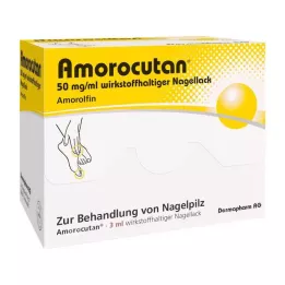 AMOROCUTAN 50 mg/ml aktif bileşen içeren oje, 3 ml