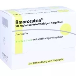 AMOROCUTAN 50 mg/ml aktif bileşen içeren oje, 6 ml