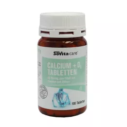 SOVITA CARE Kalsiyum+D3 Tablet, 100 Kapsül
