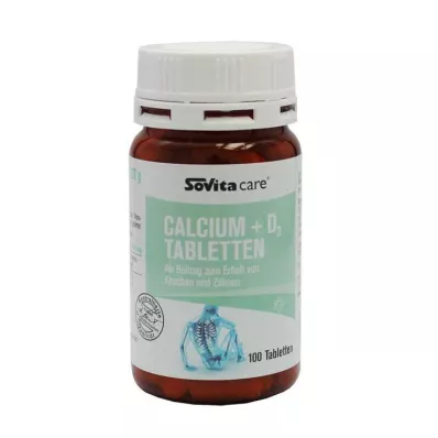 SOVITA CARE Kalsiyum+D3 Tablet, 100 Kapsül