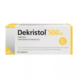 DEKRISTOL 500 I.U. tablet, 100 adet