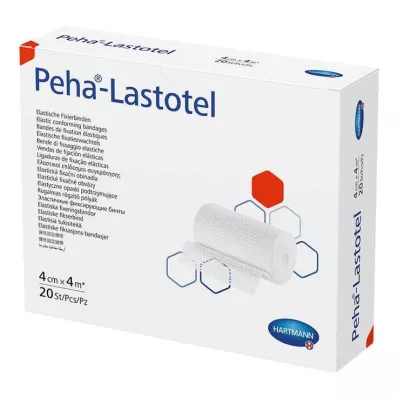 PEHA-LASTOTEL Sabitleme bandajı 4 cmx4 m, 20 adet