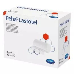 PEHA-LASTOTEL Sabitleme bandajı 8 cmx4 m, 20 adet