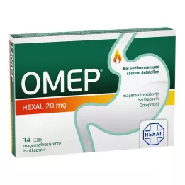 OMEP HEXAL 20 mg gastro-dirençli sert kapsül, 14 adet