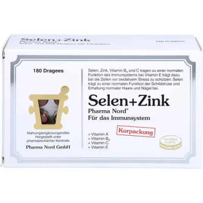 SELEN+ZINK Pharma Nord Dragees, 180 Kapsül