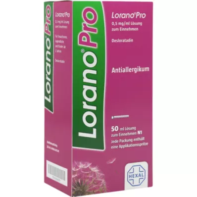LORANOPRO 0,5 mg/ml oral çözelti, 50 ml